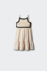 Springfield Kids Vestido crochet ni&ntilde;a marfil
