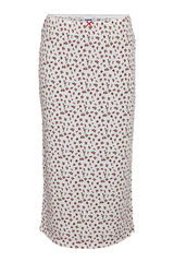 Noisy May Saia Midi com Detalhe de Laço na Cintura branco