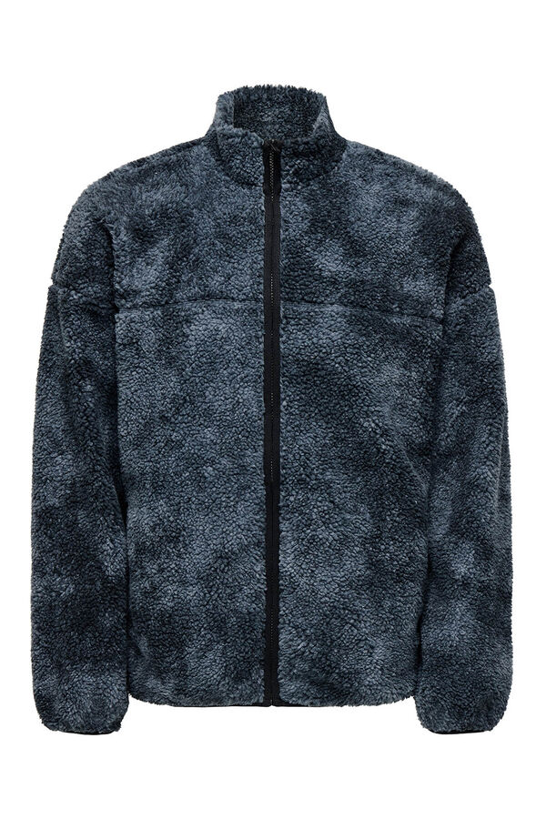 Only & Sons Casaco de forro polar azul