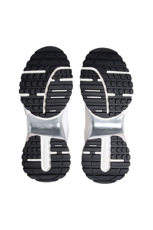 Calvin Klein Zapatilla de mujer con logo blanco