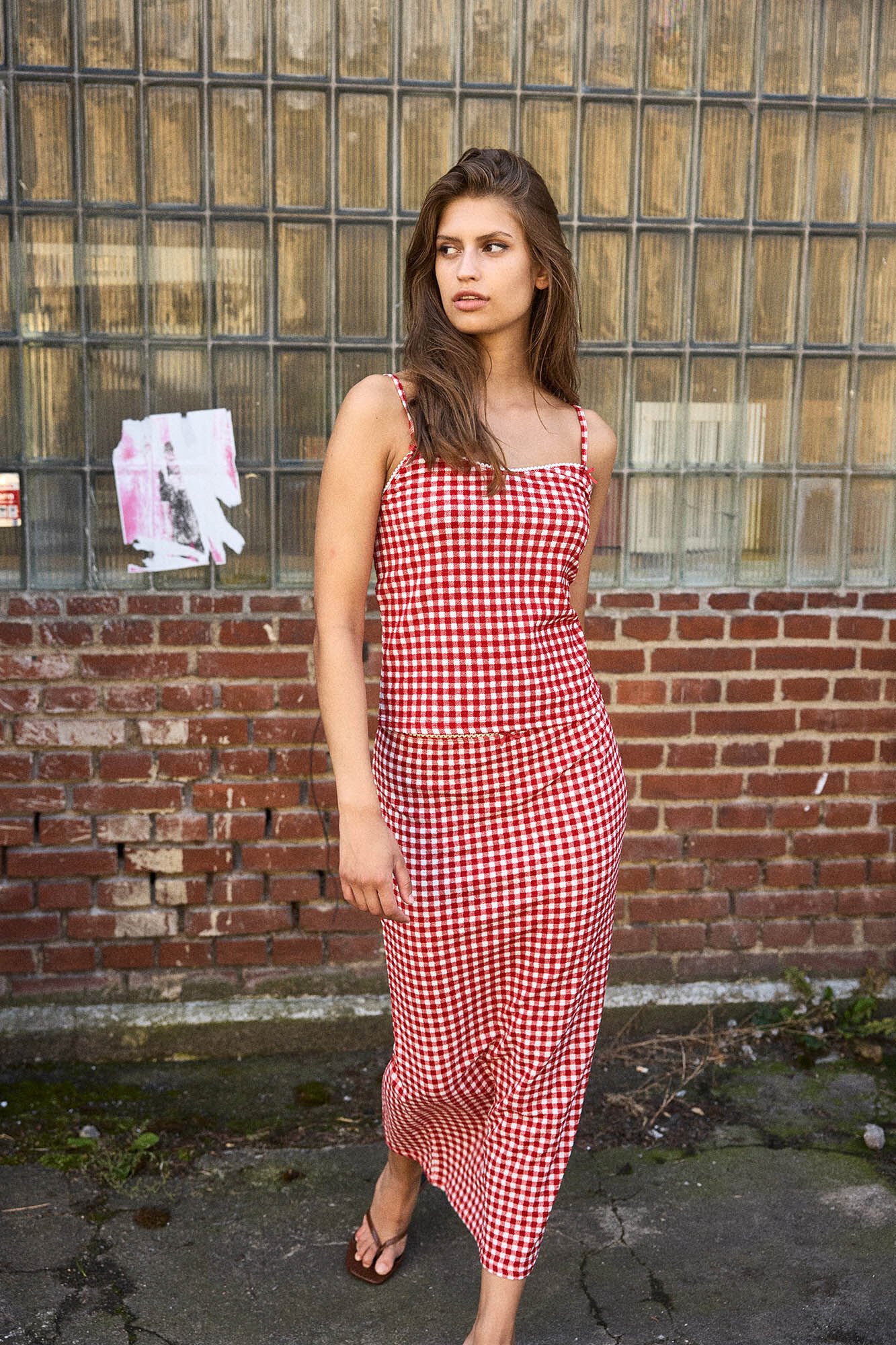 Noisy May Falda Midi con Detalle Lazos en la Cintura