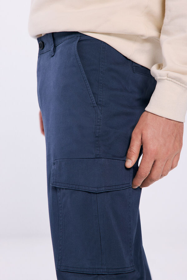 Springfield Pantal&oacute;n cargo azul