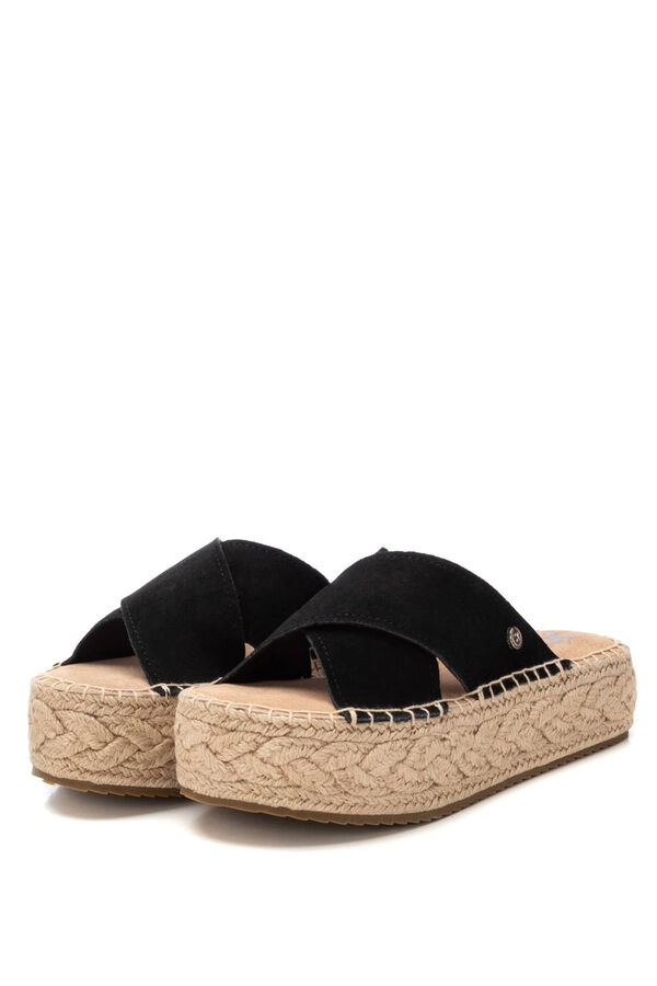 XTI Sandalia Con Plataforma De Mujer negro