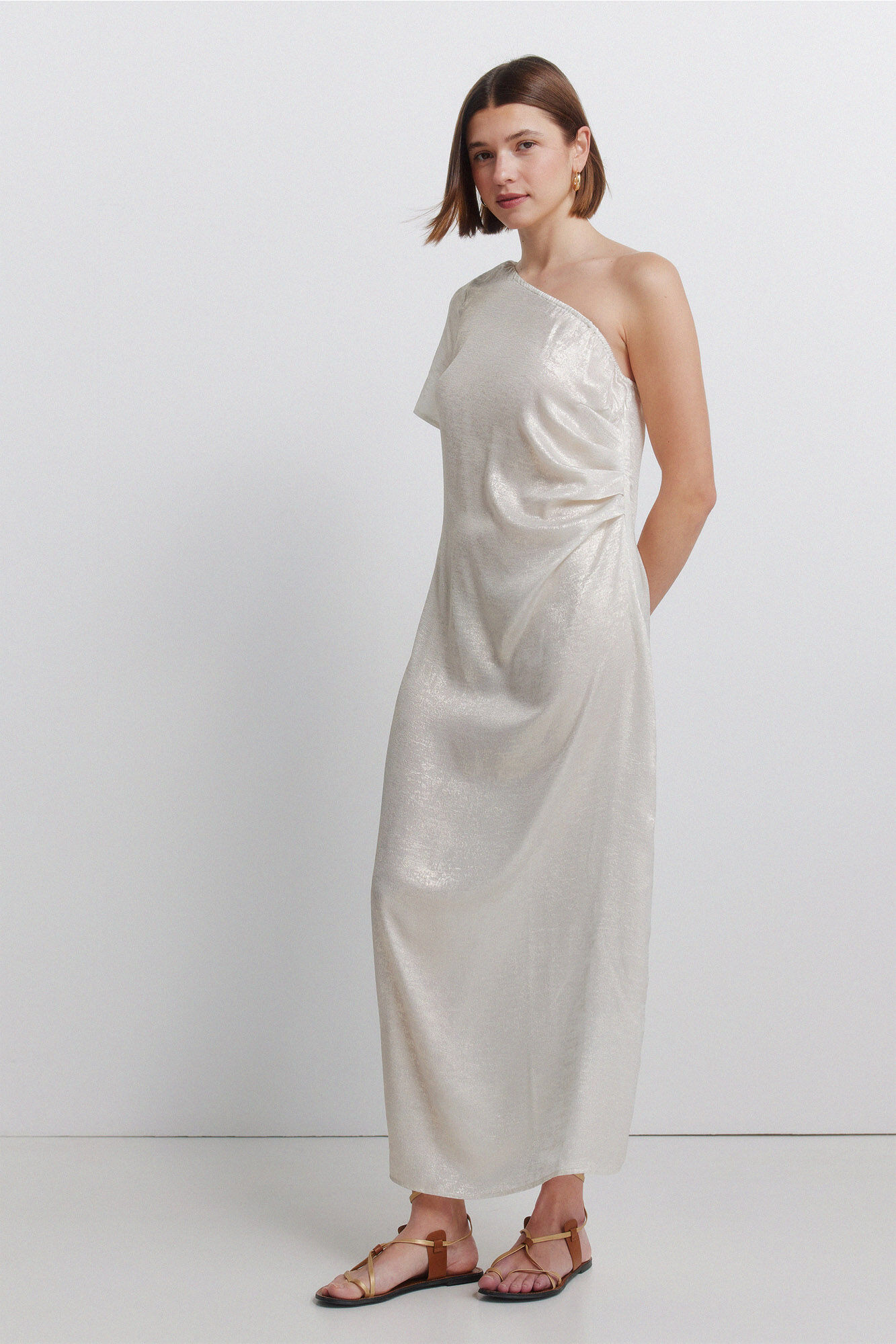 Springfield Vestido fluido assim&eacute;trico