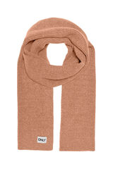 Only Bufanda con logo nude