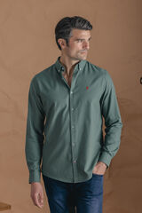 Celopman Camisa Oxford  verde