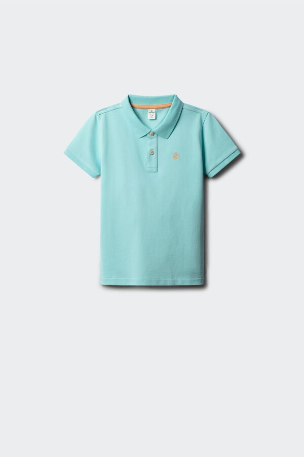 Springfield Kids Polo b&aacute;sico ni&ntilde;o turquesa
