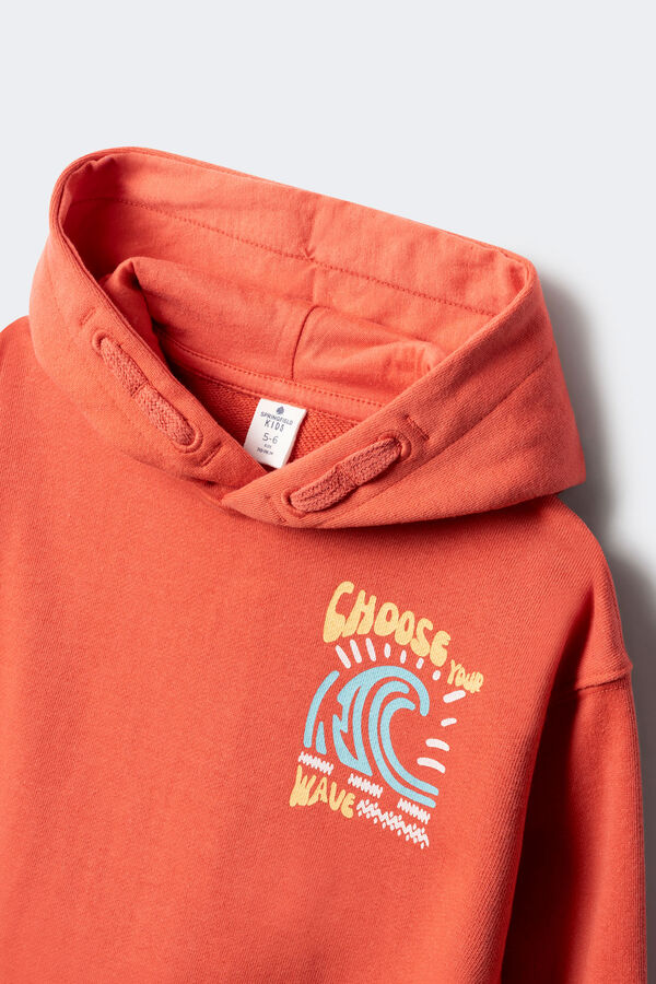 Springfield Kids Sudadera Waves ni&ntilde;o coral