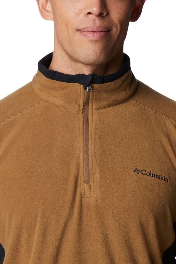 Columbia Forro meia fecho-&eacute;clair para homem Columbia Klamath Range&trade; II castanho