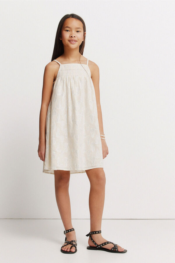 Springfield Kids Vestido de lurex ni&ntilde;a estampado