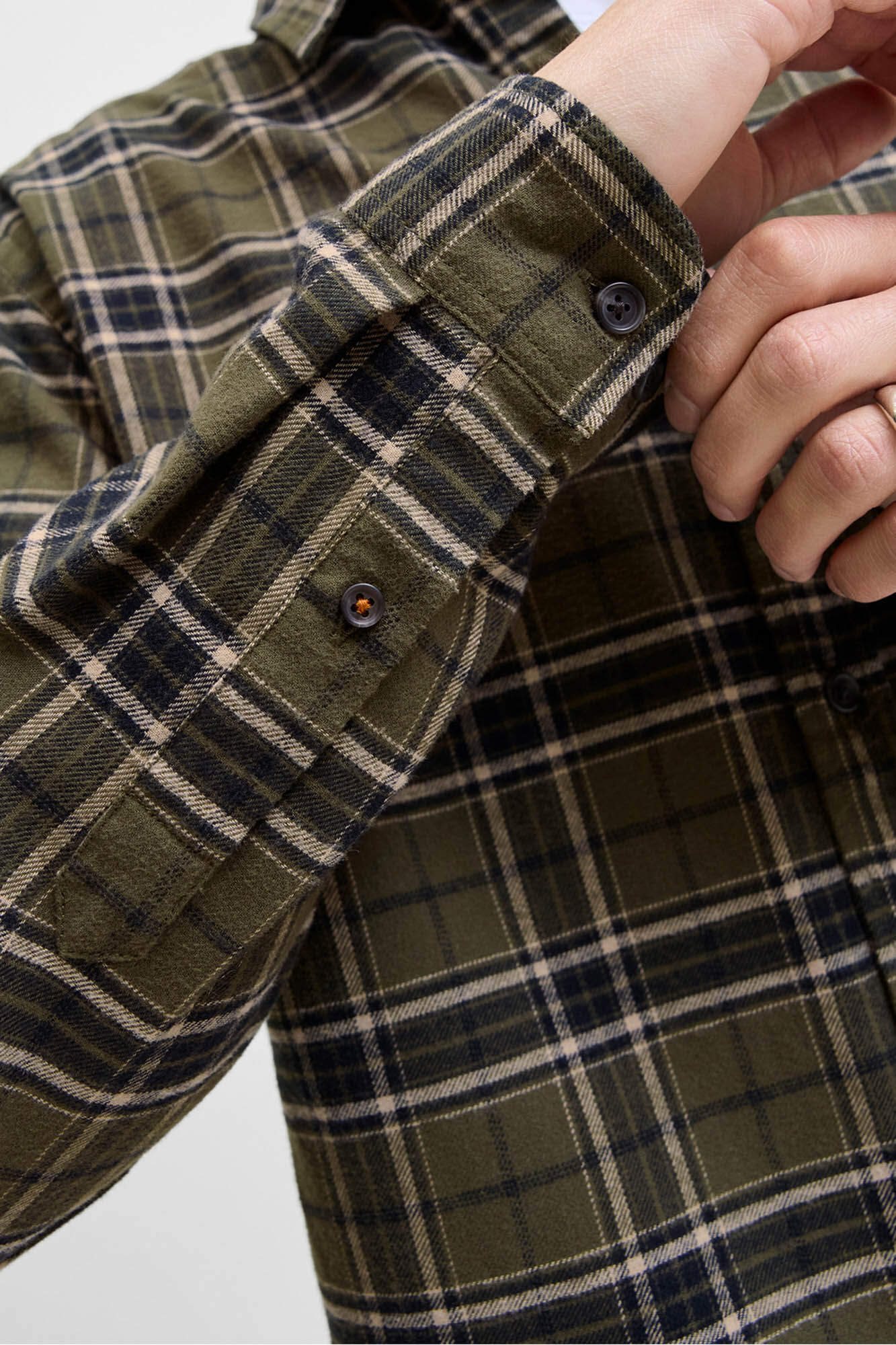 Jack & Jones PLUS Camisa b&aacute;sica cuadros