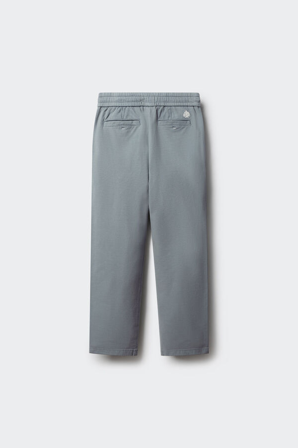 Springfield Kids Pantal&oacute;n chino comfort knit ni&ntilde;o azul