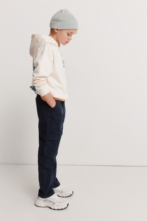 Springfield Kids Chino cargo ni&ntilde;o azul