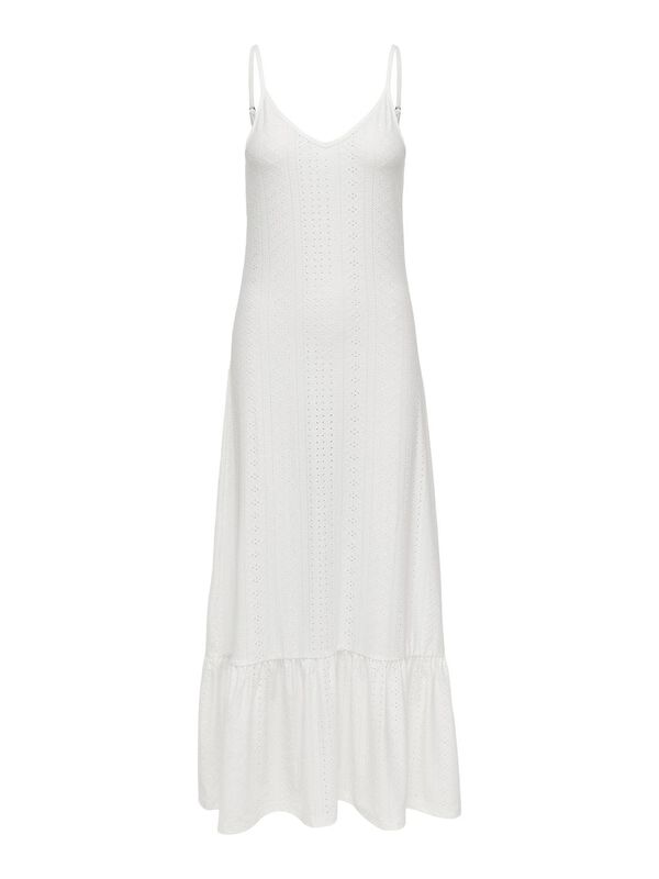 JDY Vestido largo tirantes blanco