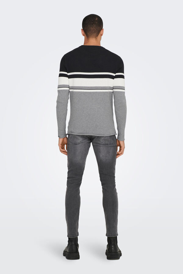 Only & Sons Jersey cuello redondo azul