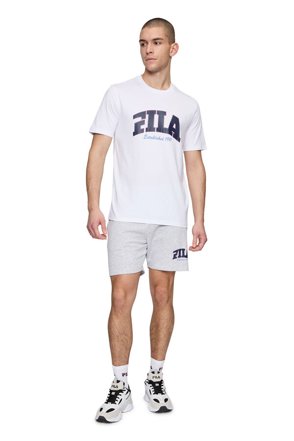 Fila T-shirt de homem de manga curta branco