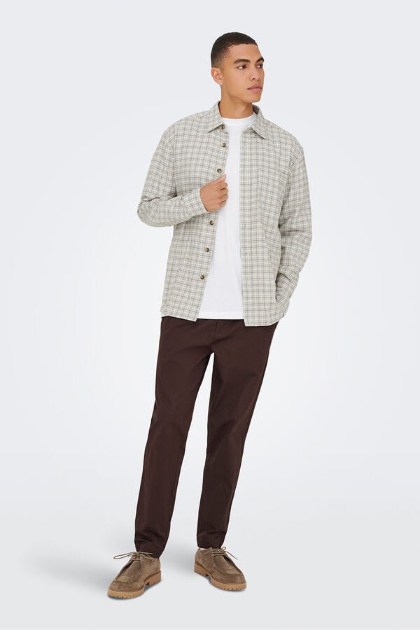Only & Sons Camisa manga larga azul