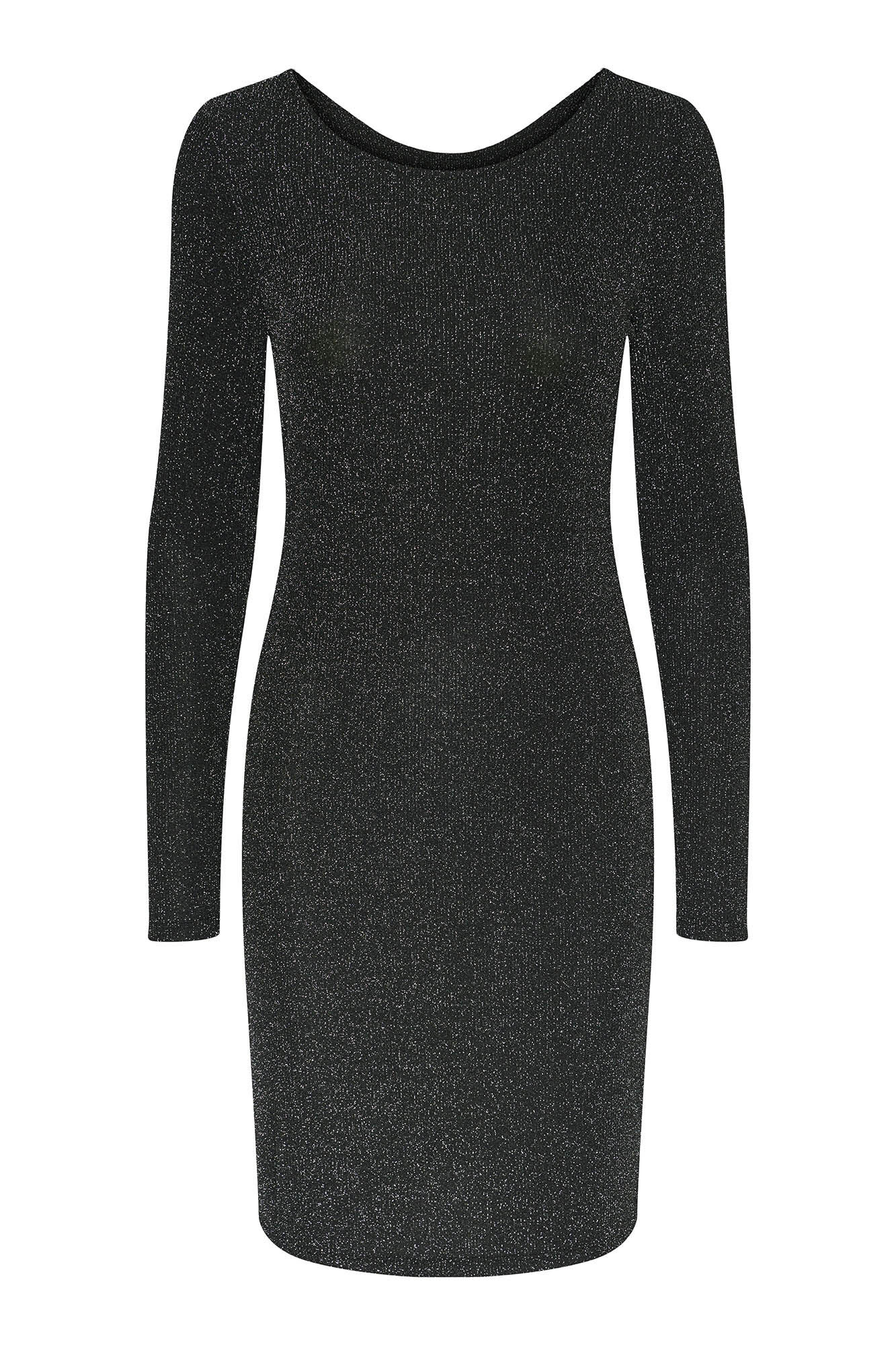 Pieces Vestido Bodycon Brilhante