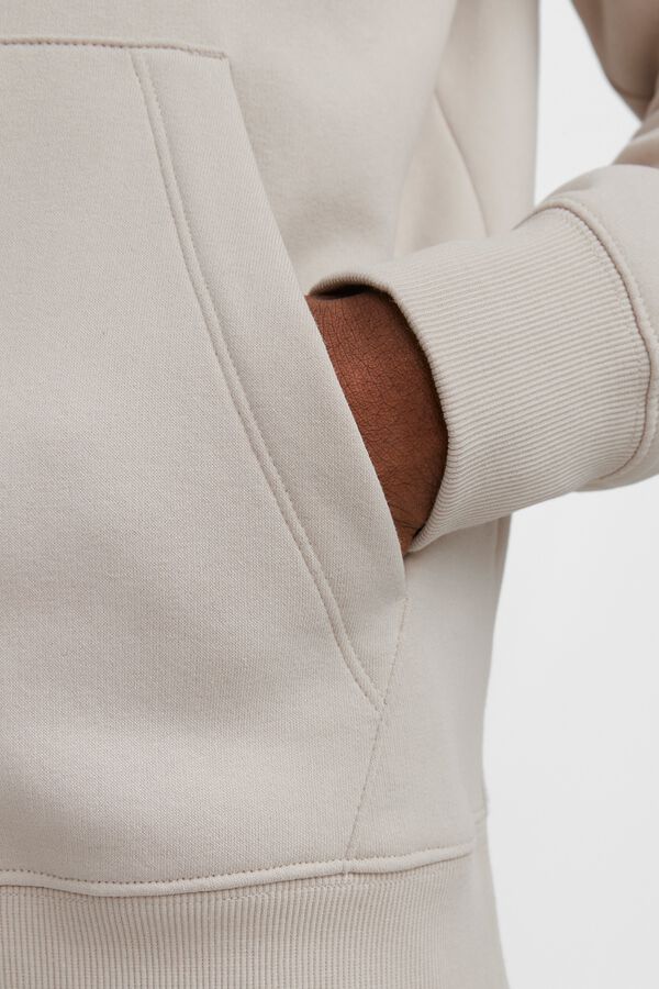 Jack & Jones Sweatshirt com capuz cinzento