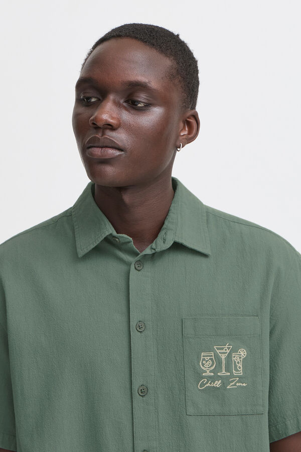 Blend Camisa de manga curta Bhapollo  Caqui escuro