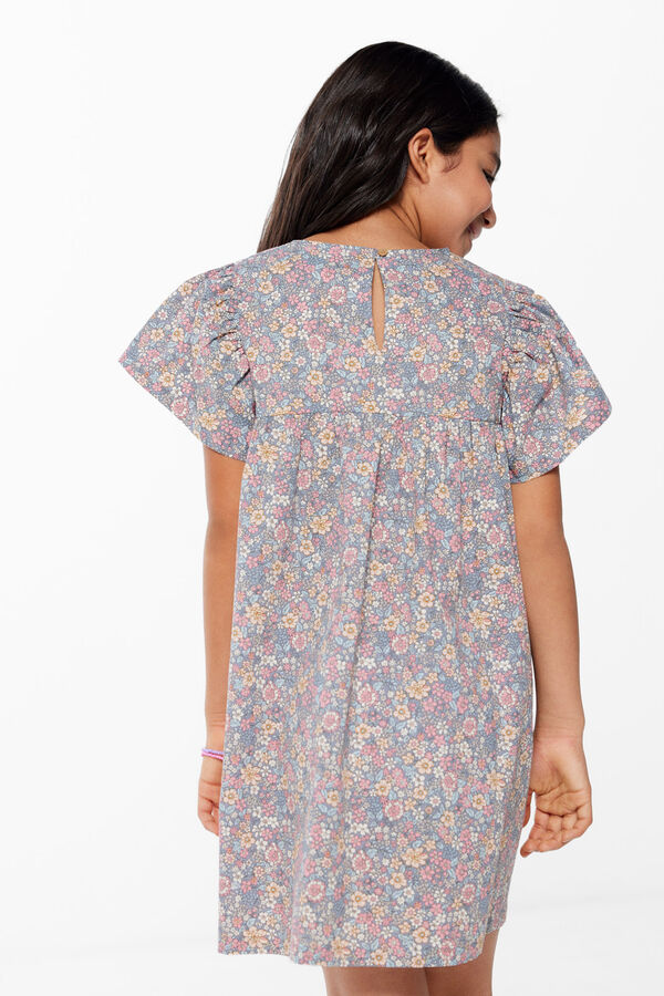 Springfield Kids Vestido floral cinzento menina cinzento
