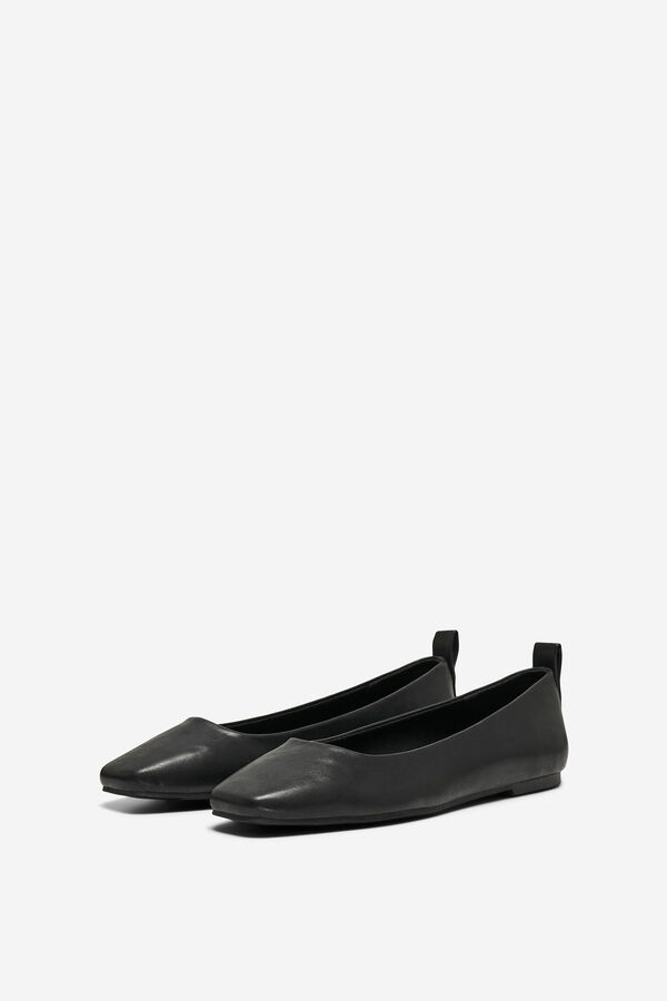 Only Bailarina puntera cuadrada negro
