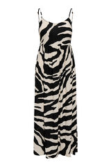 Only Vestido de al&ccedil;as comprido preto