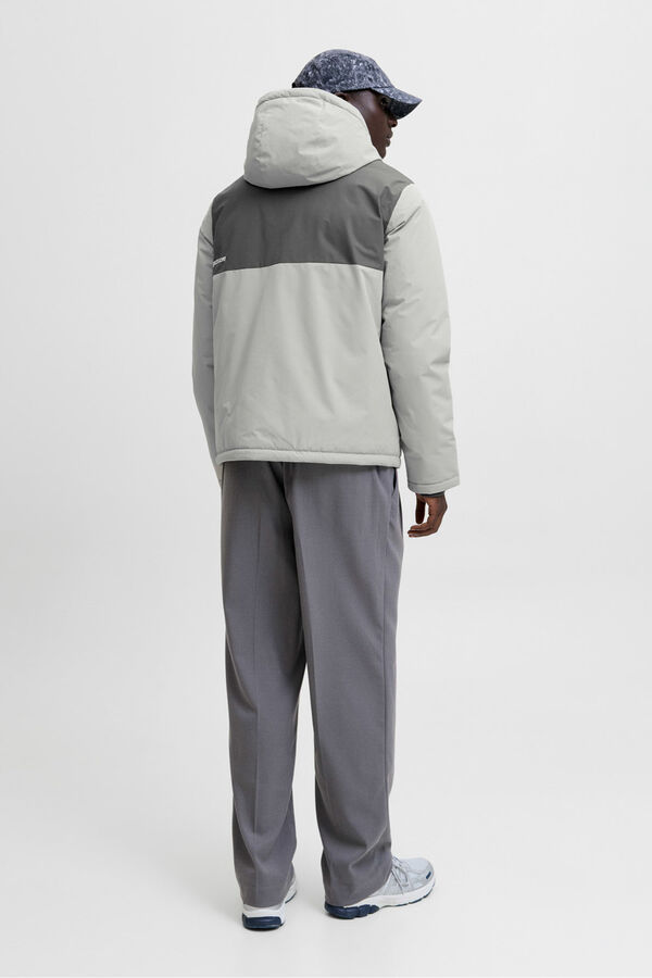 Jack & Jones Chaqueta acolchada bicolor gris