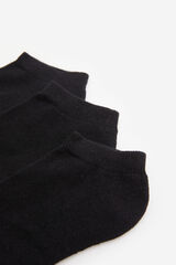 Springfield Pack de 3 calcetines tobilleros negro