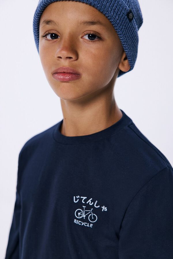 Springfield Kids Camiseta bici ni&ntilde;o azul