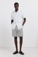 Springfield Bermuda chambray comfort slim fit gris