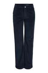 Noisy May Jeans de corte alta e cor escura azul