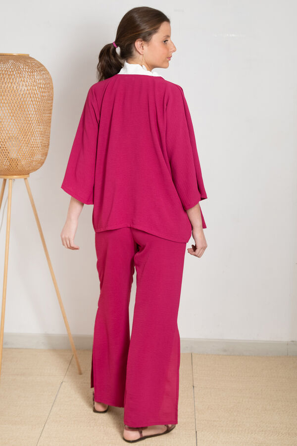 Cul Sac Quimono T&oacute;quio Buganv&iacute;lia vermelho