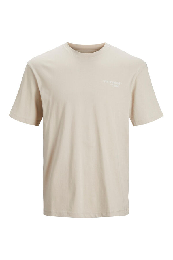 Springfield Camiseta print trasero marrón