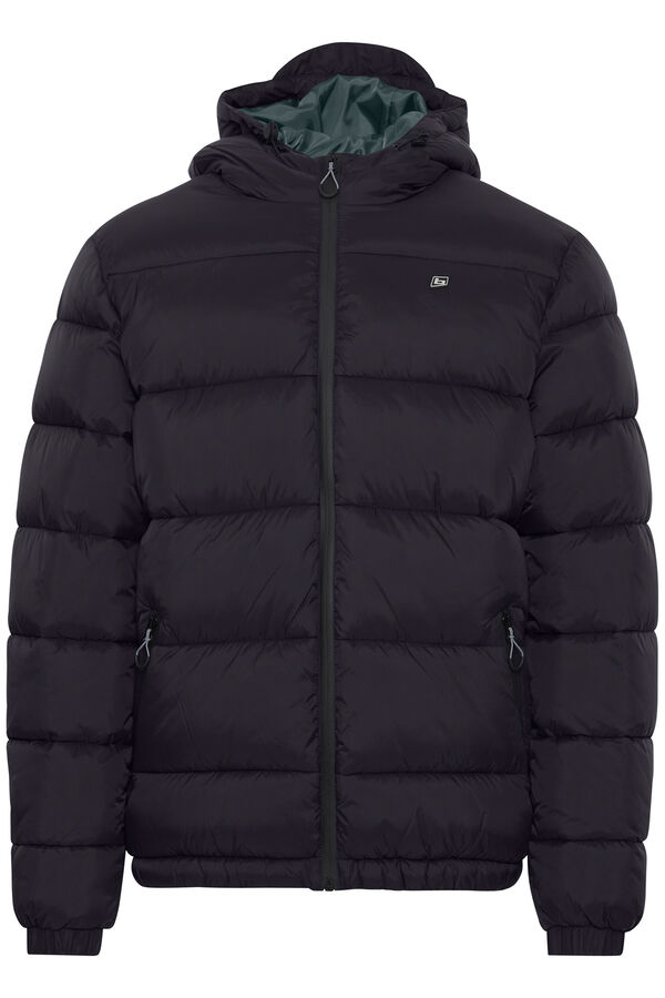 Blend Casaco acolchoado com capuz  preto