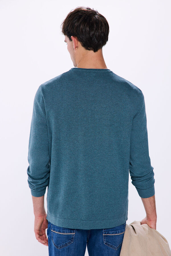 Springfield Camisola b&aacute;sica azul