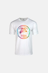 Izas T-shirt cl&aacute;ssica manga curta BATRES M branco