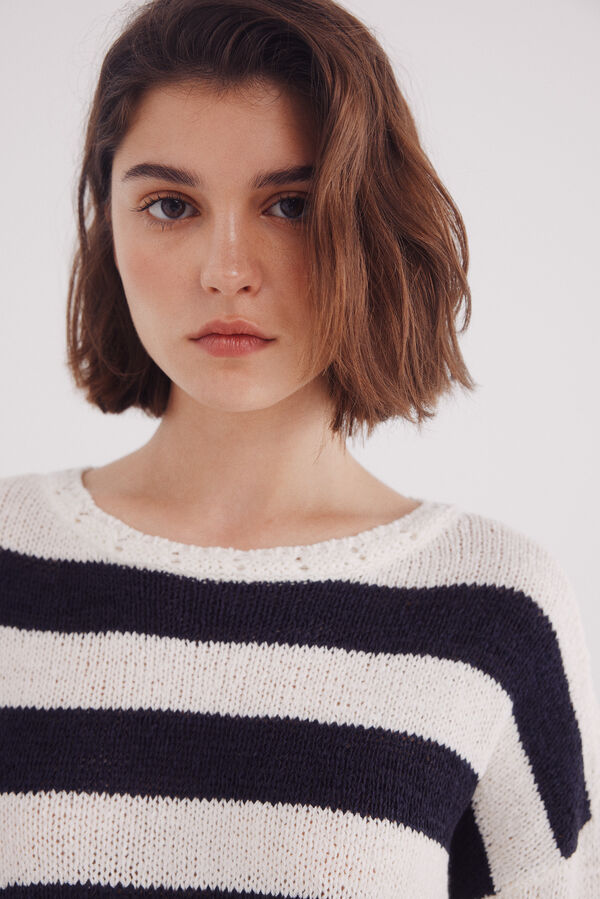 Springfield Jersey rayas azul