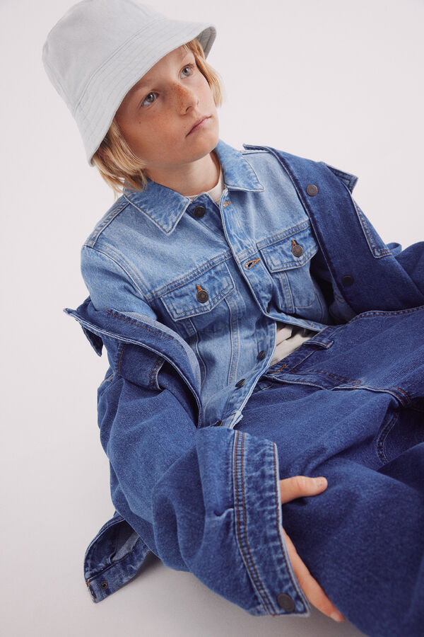 Springfield Kids Cazadora denim ni&ntilde;o azul