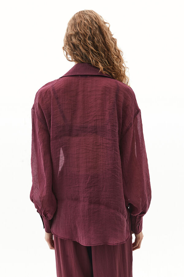 Oxxo Camisa de mangas bufantes estampado