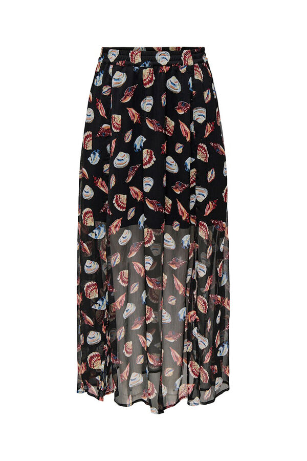 Only Falda midi negro