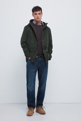 Springfield Parka de algod&atilde;o estampado