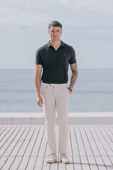 Celopman Polo B&aacute;sico negro