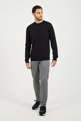 Brave Soul Jersey cuello redondo negro