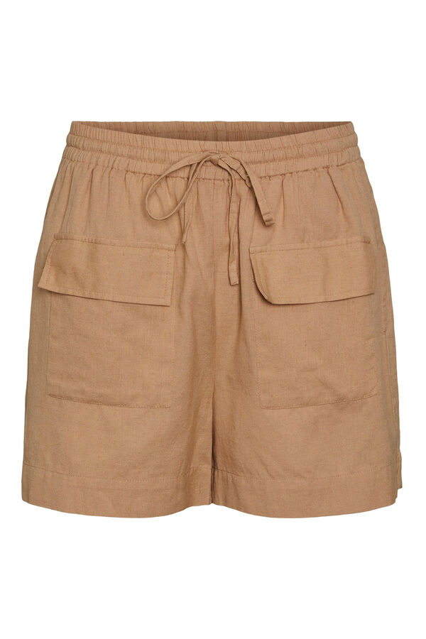 Pieces Calças curtas cru