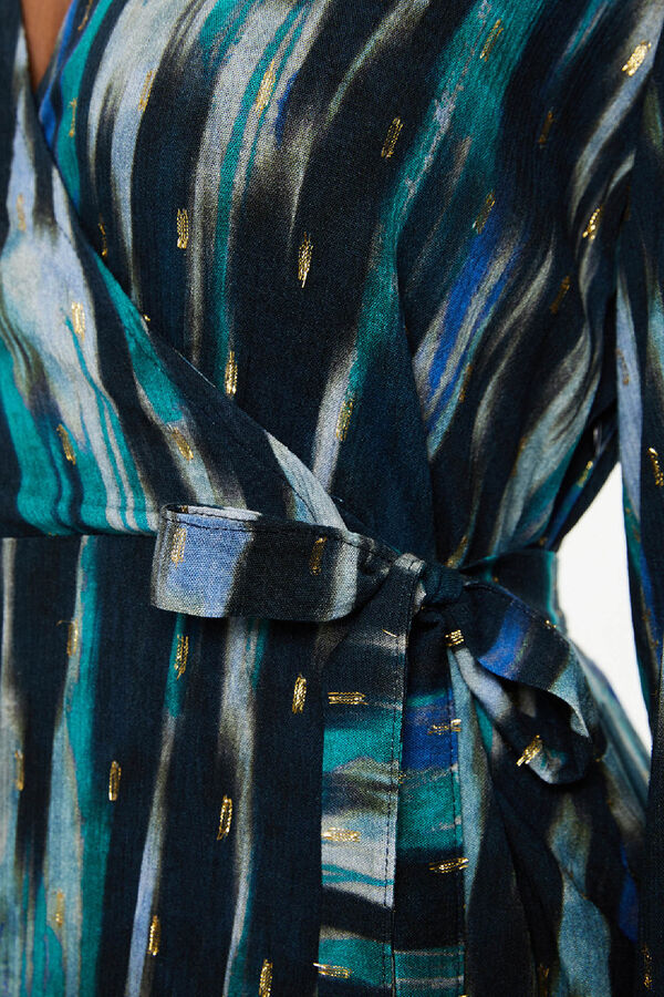 System Action Vestido mini  azul