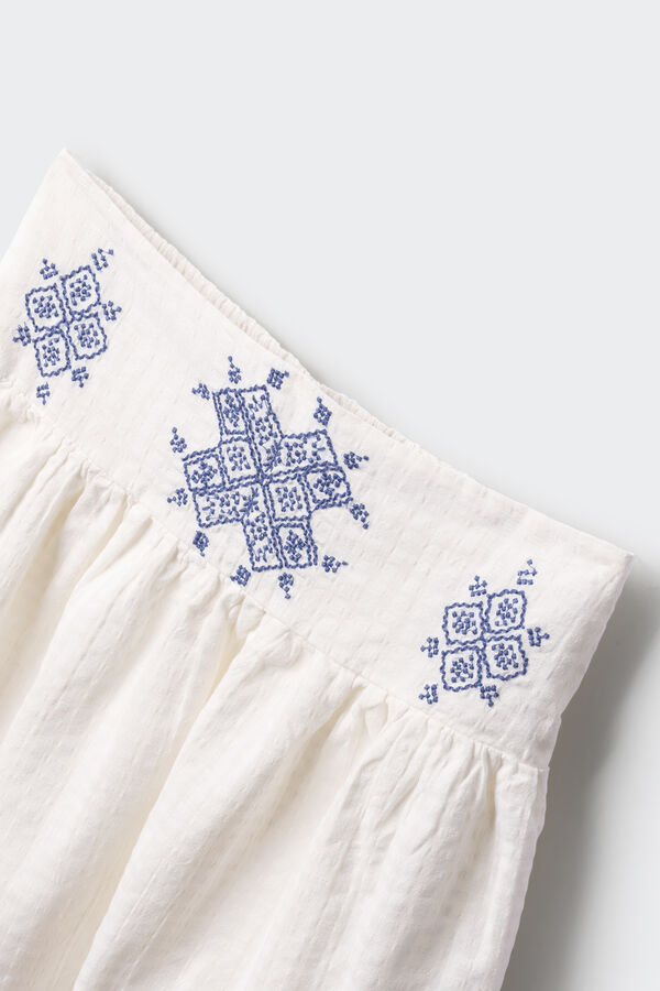 Springfield Kids Falda bordados ni&ntilde;a marr&oacute;n