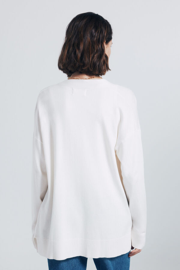 Springfield Cardigan leve aberto vison