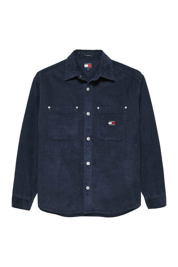 Tommy Jeans Sobrecamisa de corte relajado azul