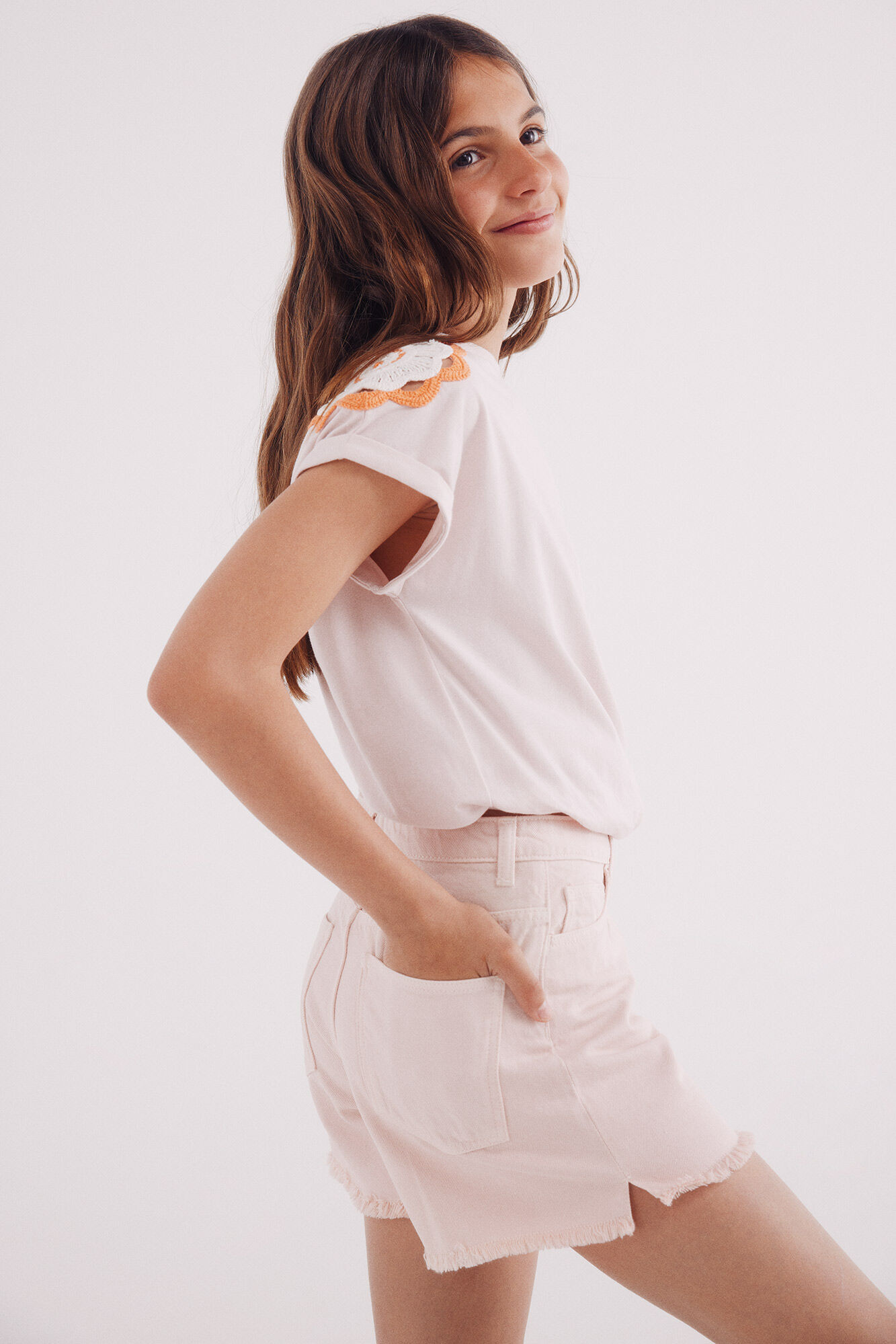 Springfield Kids Short denim color para ni&ntilde;a